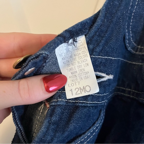 Baby Boy Denim Overalls - Picture 6 of 6